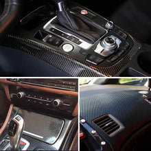 Load image into Gallery viewer, Universal Car Interior Moulding Sticker PU Leather Gap Filler 7D Carbon Fiber DIY Braid Trim Film Self Adhesive Luxury Car Styling
