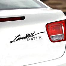 Load image into Gallery viewer, Creative Car LIMITED EDITION Stickers English Reflective Laser Sticker Auto Body Decoration Car Lamp Eyebrow Vinyl Decal
