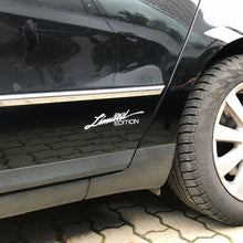 Load image into Gallery viewer, Creative Car LIMITED EDITION Stickers English Reflective Laser Sticker Auto Body Decoration Car Lamp Eyebrow Vinyl Decal
