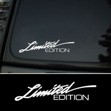 Load image into Gallery viewer, Creative Car LIMITED EDITION Stickers English Reflective Laser Sticker Auto Body Decoration Car Lamp Eyebrow Vinyl Decal
