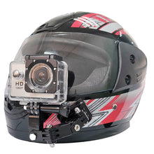 Load image into Gallery viewer, Motorcycle Helmet Strap Mount Set Action Sports Camera Accessories Mount Full Face Holder For Gopro Hero11 10 9 8 7 6 5 4 3 Yi osmo
