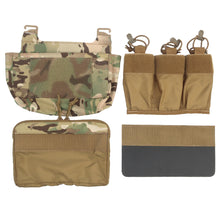 Load image into Gallery viewer, Tactical DOPE Front Flap Pouch G-hook Double Stack Abdominal Fanny Pack Triple Magazine Insert Pouch Kangaroo FCPC FCSK Carrier Vest
