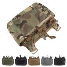 Load image into Gallery viewer, Tactical DOPE Front Flap Pouch G-hook Double Stack Abdominal Fanny Pack Triple Magazine Insert Pouch Kangaroo FCPC FCSK Carrier Vest
