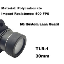 Load image into Gallery viewer, Tactical Hunting Weapon light LED Flashlight AD Custom Lens Guard for M300 M600 X300 X300V Protector MRO SRO 26MM 28MM 30MM 38MM
