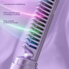 Load image into Gallery viewer, USB Charging Portable Mini Hair Straightener Curling Iron Adjustable Temperature Dual-purpose Hair Straightener Hair Style Tool
