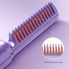 Load image into Gallery viewer, USB Charging Portable Mini Hair Straightener Curling Iron Adjustable Temperature Dual-purpose Hair Straightener Hair Style Tool
