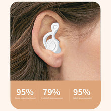 Load image into Gallery viewer, Silicone Anti-Noise Earplugs Soft Reusable Outdoor Travel Noise Reduction Earplugs Sound Insulation Sleeping Earplugs
