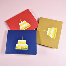 Load image into Gallery viewer, 3D Pop Up Birthday Card for Kids Boy Girl Baby Shower First Birthday Party Greeting Cards Postcards Gifts with Envelope For Family Friends Lover
