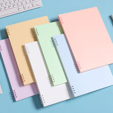 Load image into Gallery viewer, 160 Pages B5/A5 Coil Spiral Notebook Journals Morandi Basic Diary Weekly Planner Book School Office Stationery

