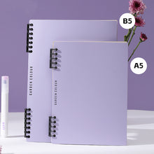 Load image into Gallery viewer, 160 Pages B5/A5 Coil Spiral Loose-leaf Notebook Journals Morandi Basic Diary Weekly Planner Book School Office Stationery
