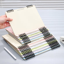 Load image into Gallery viewer, 160 Pages B5/A5 Coil Spiral Loose-leaf Notebook Journals Morandi Basic Diary Weekly Planner Book School Office Stationery
