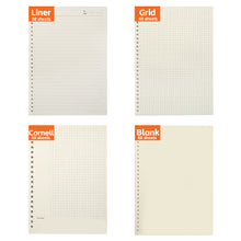 Load image into Gallery viewer, Loose Leaf Notebook A5 Ring Binder Dairy Journals Paper Refill 60 Sheets for Folder School Stationery Office Supplies
