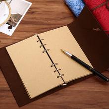 Load image into Gallery viewer, A6/A5 Loose Leaf Notebook Refill Spiral Binder Inner Page Blank Line Diary Agenda Planner School Stationery Office Supplies
