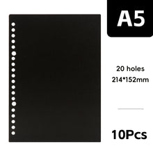 Load image into Gallery viewer, A5 Retro Color DIY Loose-leaf Notebook Accessories Creative Detachable Assembly 20 Holes Loose-leaf Ring Loose-leaf Cover Page Book
