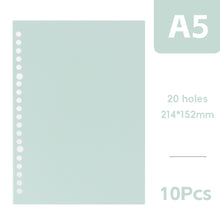Load image into Gallery viewer, A5 Retro Color DIY Loose-leaf Notebook Accessories Creative Detachable Assembly 20 Holes Loose-leaf Ring Loose-leaf Cover Page Book
