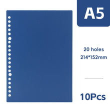 Load image into Gallery viewer, A5 Retro Color DIY Loose-leaf Notebook Accessories Creative Detachable Assembly 20 Holes Loose-leaf Ring Loose-leaf Cover Page Book
