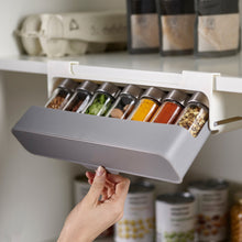 Load image into Gallery viewer, Kitchen Spice Rack Self-adhesive Wall-mounted Under-Shelf Seasoning Bottle Storage Rack Spice Organizer Kitchen Storage Rack
