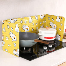 Load image into Gallery viewer, Aluminium Foil Kitchen Oil Anti Splatter Shield Guard Cooking Frying Oil Splash Screen Cover Foldable Scald Proof Board Wall Tile Protector
