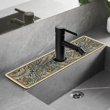 Load image into Gallery viewer, Sink Faucet Drain Pad Table Mat Toilet Diatom Mud Absorbent Pad Non-slip Anti-mildew Mat for Kitchen Countertop Dining
