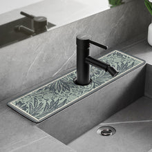 Load image into Gallery viewer, Sink Faucet Drain Pad Table Mat Toilet Diatom Mud Absorbent Pad Non-slip Anti-mildew Mat for Kitchen Countertop Dining
