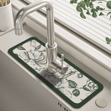 Load image into Gallery viewer, Sink Faucet Drain Pad Table Mat Toilet Diatom Mud Absorbent Pad Non-slip Anti-mildew Mat for Kitchen Countertop Dining
