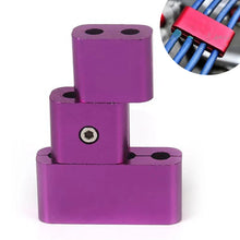 Load image into Gallery viewer, 3Pcs Universal Car Spark Plug Electrical Wire Clamps Separator Line Ignition Cable Divider Clip Aluminium Alloy
