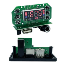 Load image into Gallery viewer, Car Audio DC 12V MP3 Bluetooth 5.0 WMA WAV APE Decoder Board Hands-free Microphone USB TF FM Radio Mp3 Music Player Speaker
