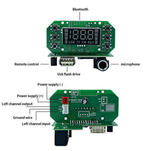 Load image into Gallery viewer, Car Audio DC 12V MP3 Bluetooth 5.0 WMA WAV APE Decoder Board Hands-free Microphone USB TF FM Radio Mp3 Music Player Speaker
