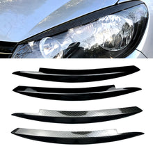 Load image into Gallery viewer, Pair Car Headlight Eyebrow Eyelid Cover Decorative Trim Fit For VW Golf 6 MK6 GTI GTR 2008-2013 Accessories
