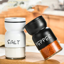 Load image into Gallery viewer, Farmhouse Salt And Pepper Shakers Set With Adjustable Lids, Modern Home Country Kitchen Decor, Cute Shaker Set
