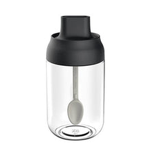 Load image into Gallery viewer, 250ml Nordic Style Glass Spice Jars Spoon Lid Integrated Transparent Seasoning Organizer Home Kitchen Storage Bottle
