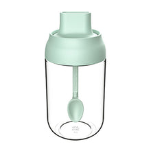 Load image into Gallery viewer, 250ml Nordic Style Glass Spice Jars Spoon Lid Integrated Transparent Seasoning Organizer Home Kitchen Storage Bottle
