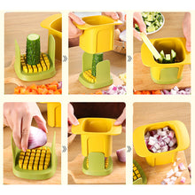 Load image into Gallery viewer, 1Pc Onion Diced Handy Tool French Fries Cutter Carrot Ham Household Cucumber Potato Kitchen Gadget Vegetable Chopper
