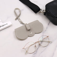 Load image into Gallery viewer, 1Pc Convenient Anti Pressure Glasses Bag PU Leather Spectacle Case Sunglasses Storage Hanging Bag Glasses Case Protective Cover
