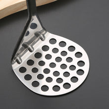 Load image into Gallery viewer, Stainless Steel Potato Masher Manual Fruit Vegetable Pressure Mud Machine Kitchen Children Food Crusher Complementary Gadget
