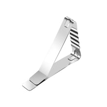 Load image into Gallery viewer, 6Pcs Tablecloth Clamps Stainless Steel Table Cover Clips Anti-Slip Table Cloth Holder Clip Wedding Table Cloth Cover Fix Clips

