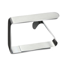 Load image into Gallery viewer, 1Pc Tablecloth Clamps Stainless Steel Table Cover Clips Anti-Slip Table Cloth Holder Clip Wedding Table Cloth Cover Fix Clips
