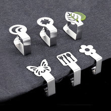 Load image into Gallery viewer, 1Pc Tablecloth Clamps Stainless Steel Table Cover Clips Anti-Slip Table Cloth Holder Clip Wedding Table Cloth Cover Fix Clips
