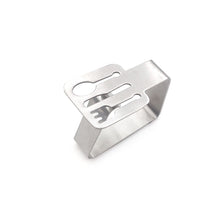 Load image into Gallery viewer, 1Pc Tablecloth Clamps Stainless Steel Table Cover Clips Anti-Slip Table Cloth Holder Clip Wedding Table Cloth Cover Fix Clips
