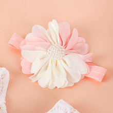 Load image into Gallery viewer, Newborn Photo Props Baby Romper Lace Deep V Backless Clothing Toddler Art Photography Newborn Headdress Flower Girls Photograph Prop

