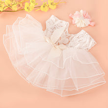 Load image into Gallery viewer, Newborn Photo Props Baby Romper Lace Deep V Backless Clothing Toddler Art Photography Newborn Headdress Flower Girls Photograph Prop
