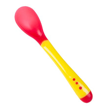 Load image into Gallery viewer, Baby Temperature Sensing Spoon Safety Silicone Feeding Flatware Baby Feeder Utensils Feeding Spoon Tableware
