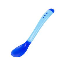 Load image into Gallery viewer, Baby Temperature Sensing Spoon Safety Silicone Feeding Flatware Baby Feeder Utensils Feeding Spoon Tableware
