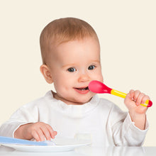 Load image into Gallery viewer, Baby Temperature Sensing Spoon Safety Silicone Feeding Flatware Baby Feeder Utensils Feeding Spoon Tableware
