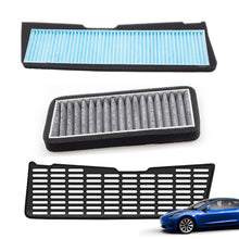 Load image into Gallery viewer, Car Intake Air Filter Melt Blown Fabric Air Flow Vent Cover Trim Anti-Blocking Prevention Intake Cover For Tesla Model 3 2021-2023
