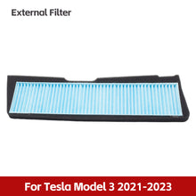 Load image into Gallery viewer, Car Intake Air Filter Melt Blown Fabric Air Flow Vent Cover Trim Anti-Blocking Prevention Intake Cover For Tesla Model 3 2021-2023
