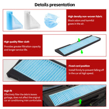 Load image into Gallery viewer, Car Intake Air Filter Melt Blown Fabric Air Flow Vent Cover Trim Anti-Blocking Prevention Intake Cover For Tesla Model 3 2021-2023
