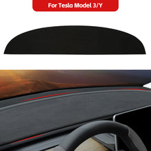 Load image into Gallery viewer, Car Dashboard Cover Mat Sun Shade Pad Carpets Rug Protector For Tesla Model 3 Y 2021 - 2023 Model 3 2017-2023 Accessories
