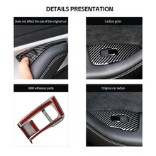 Load image into Gallery viewer, 14Pcs Car Window Control Panel Button Decor Sticker Door Switch Trim Frame Cover Car Interior Sticker For Tesla Model 3 Model Y
