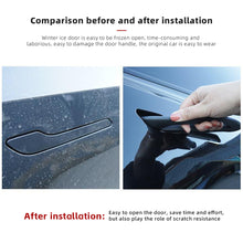 Load image into Gallery viewer, 4Pcs Car Bonding Door Handle Protection Cover Firm Antifreeze Modification For Tesla Model 3 Model Y 2021-23 Accessories
